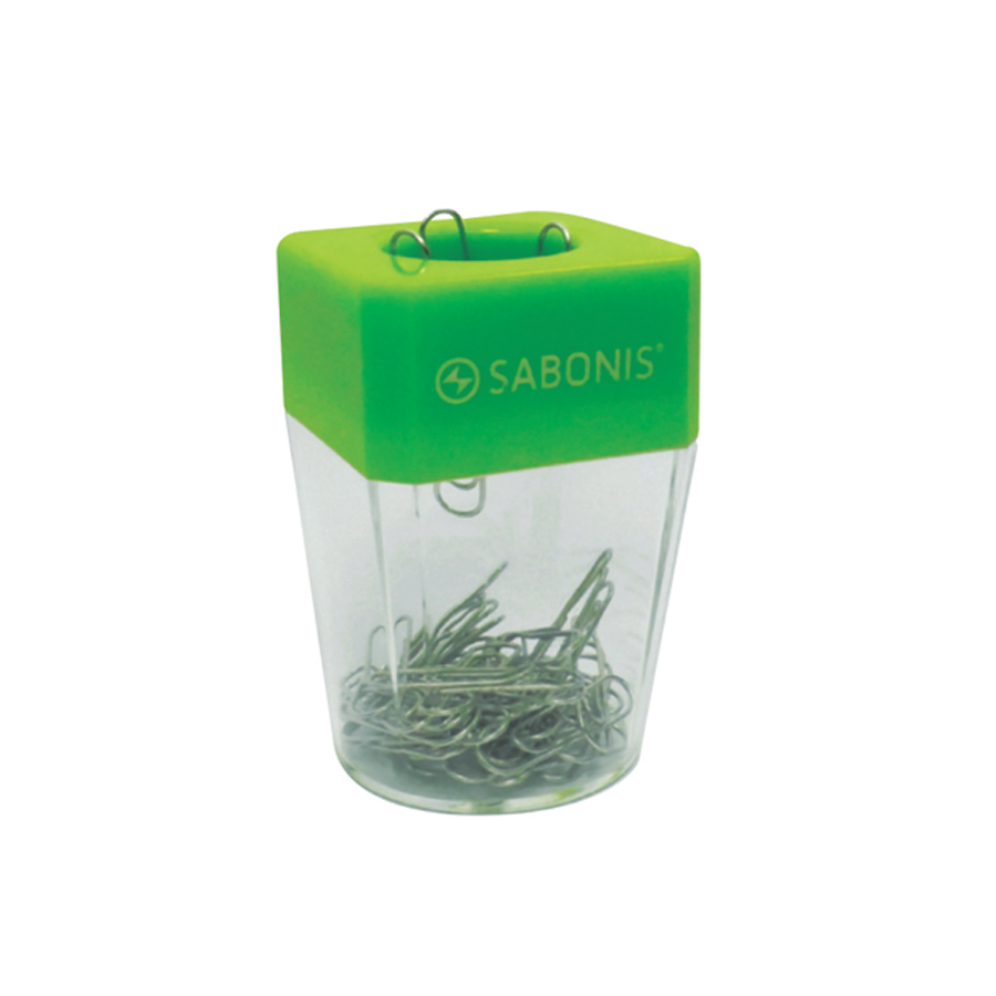 PORTA CLIPS SABONIS.Color: Azul, rosa y verde. 