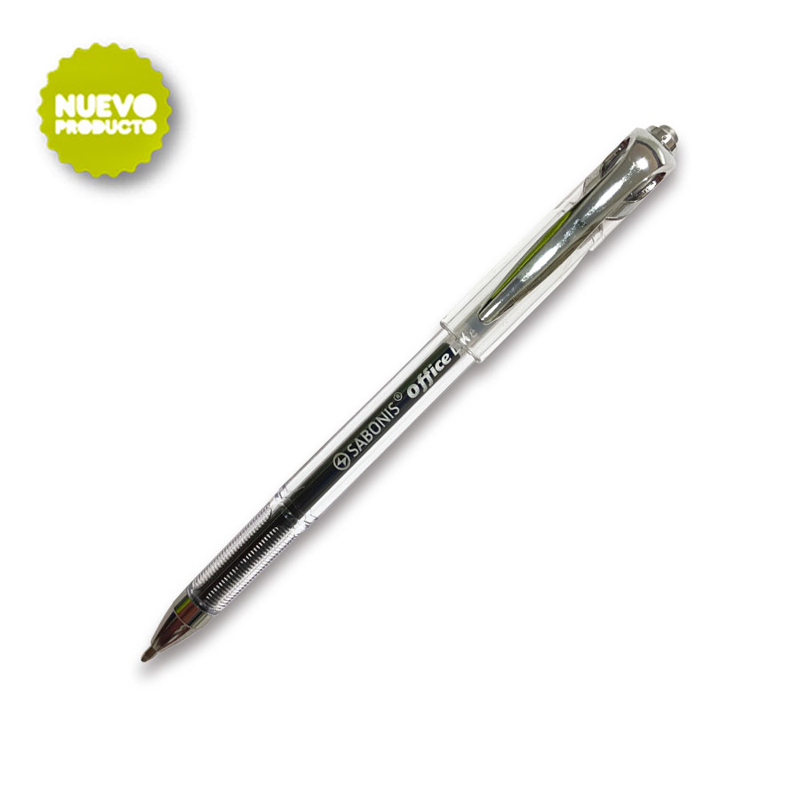 BOLÍGRAFO DE GEL DE 1.0 MM.CAJA C/12 PZAS.TINTA: NEGRA, AZUL Y ROJA.