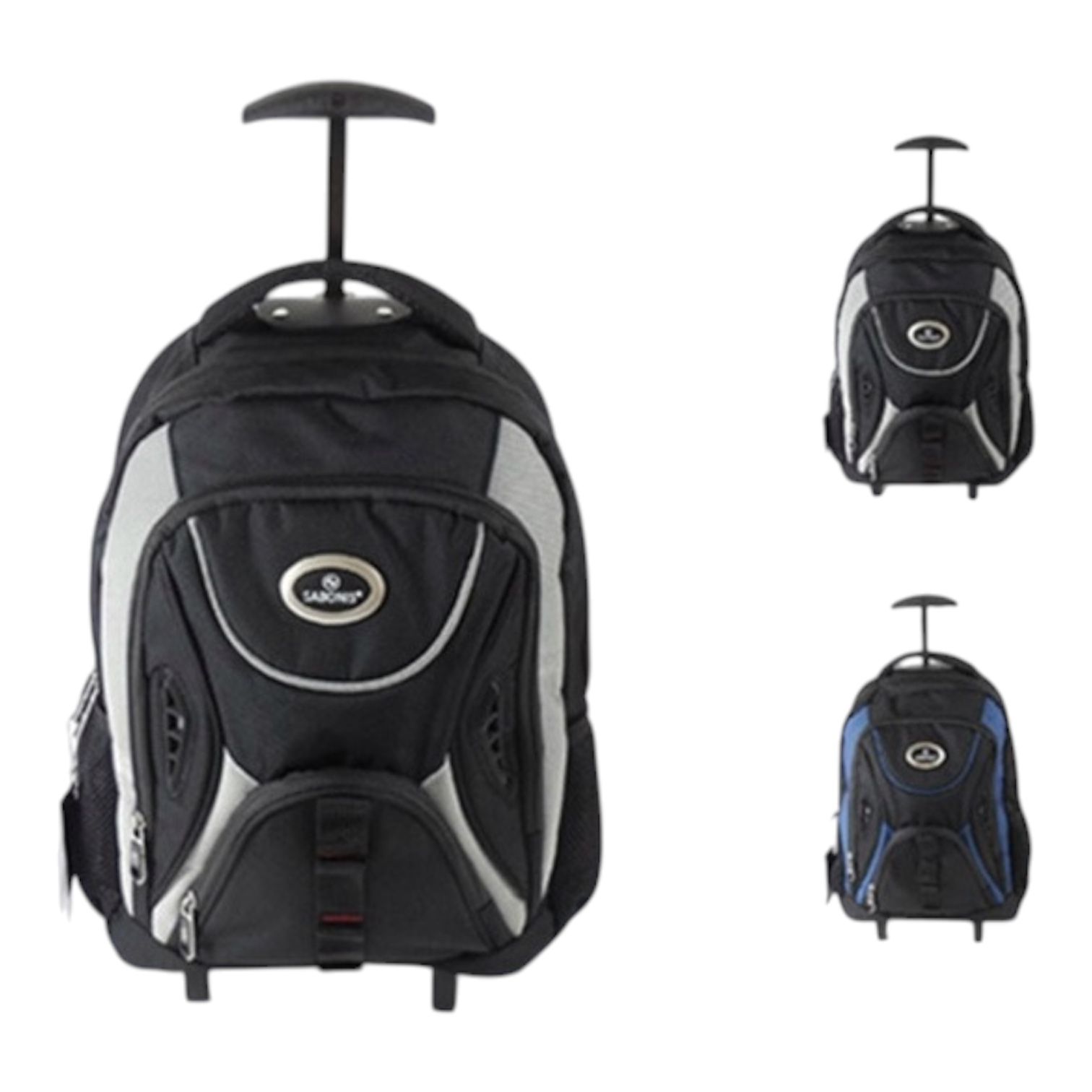 Mochila SABONIS.
Amplio espacio interior, con bolsas laterales y al frente, estampados combinados con colores vivos, extensibles ajustables con hebilla. Cierres reforzados. Hechas con materiales sint&eacute;ticos, costuras resistentes.