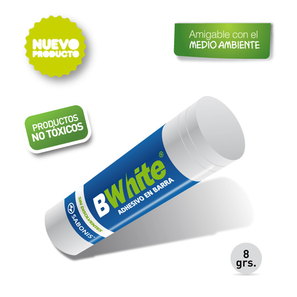 Adhesivo en barra de 8 gramos.
Ideal para su uso escolar y de oficina, pega sobre diferentes tipos de materiales como papel, cart&oacute;n, cartulina, fotos y telas.
F&aacute;cil aplicaci&oacute;n. No mancha, pegado r&aacute;pido, limpio y firme.
No t&oacute;xico ISO 9000. Cumple con la norma de seguridad EN71.
Caja c/&nbsp;24 piezas.