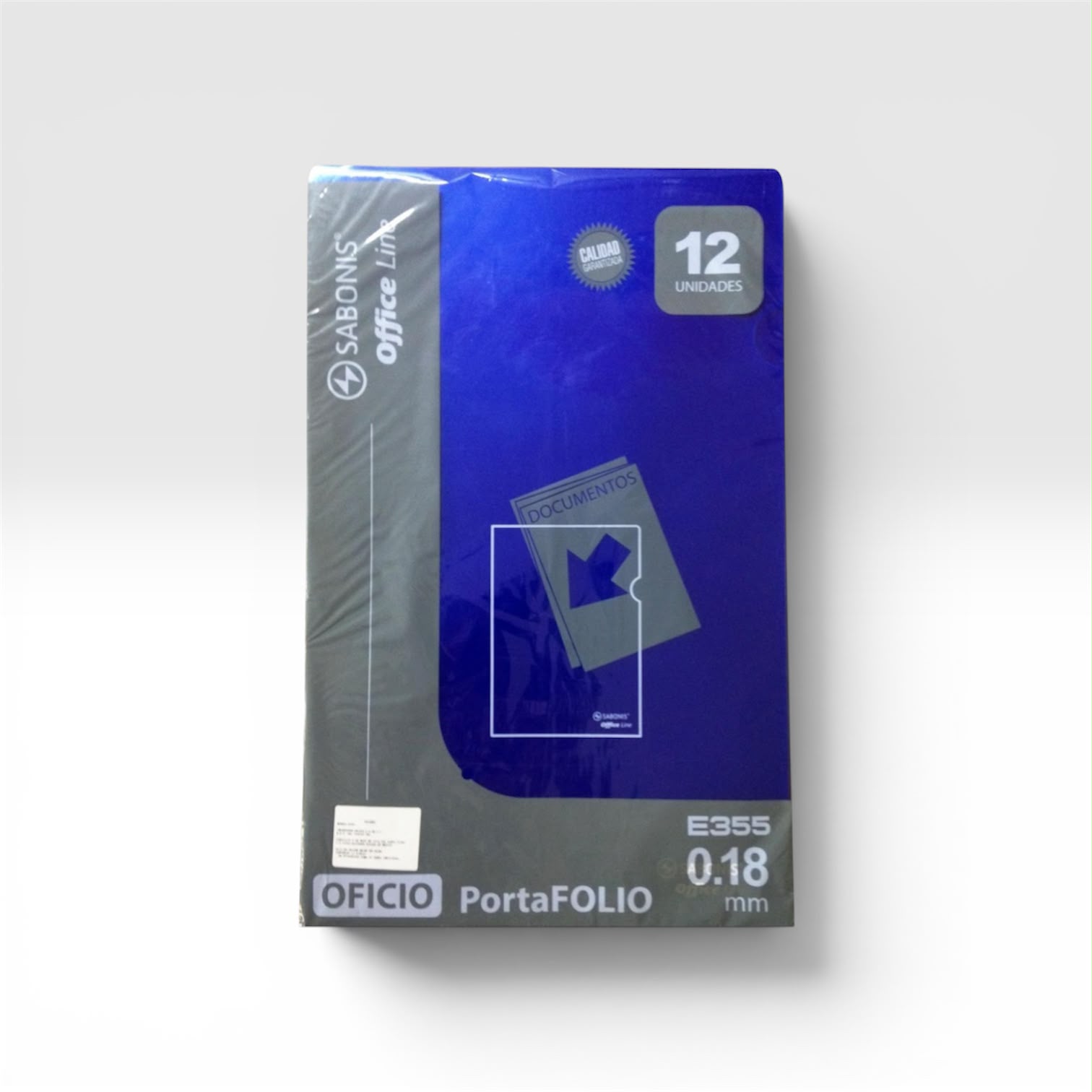 Folder pl&aacute;stico tama&ntilde;o oficio con sello en la parte inferior de 0.18 mm
Color: Azul, amarillo, morado, gris, blanco, verde y rosa.
Paquete c/12 piezas.
