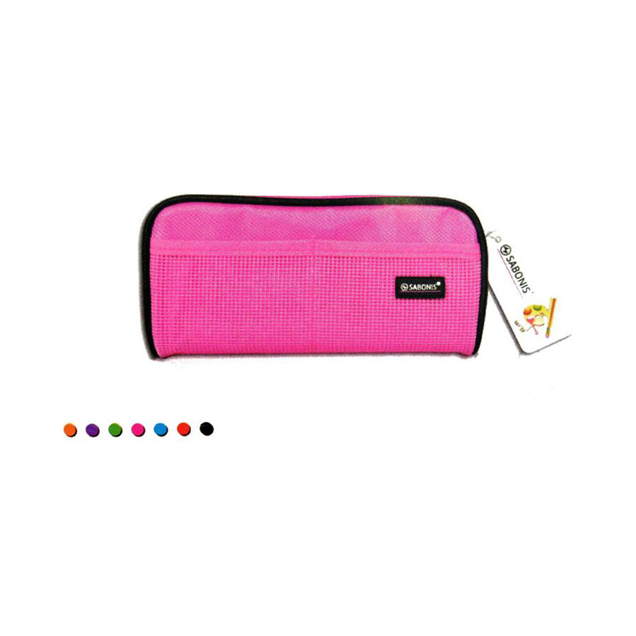 Lapicera SABONIS.COLOR C/ BORDE NEGRO.Hecha en materiales sintéticos. Gama de colores intensos de acuerdo con las tendencias actuales y también en clásico negro, pero con variantes en colores de cierres. Costuras resistentes.Colores: Negra, azul, verde, rosa, naranja, lila y rojo.