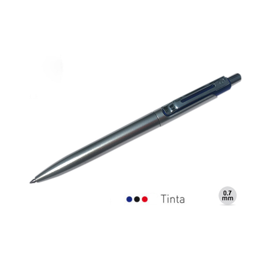 BOLÍGRAFO RETRÁCTIL GEL 0.7 MM.Tinta: Negra, azul, roja.Caja c/ 24 piezas por color.